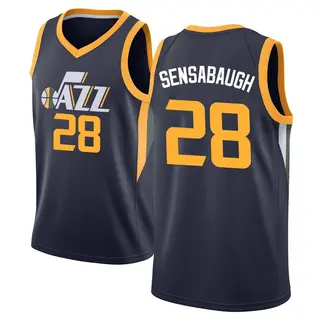 Men's Brice Sensabaugh Utah Jazz Navy Jersey - Icon Edition - Swingman