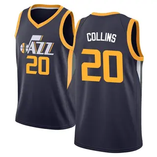 Men's John Collins Utah Jazz Navy Jersey - Icon Edition - Swingman