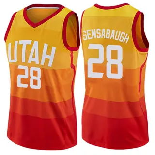 Women's Brice Sensabaugh Utah Jazz Orange Jersey - City Edition - Swingman