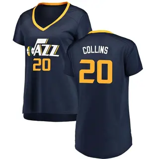 Women's John Collins Utah Jazz Navy Jersey - Icon Edition - Fast Break