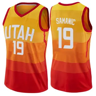 Women's Luka Samanic Utah Jazz Orange Jersey - City Edition - Swingman